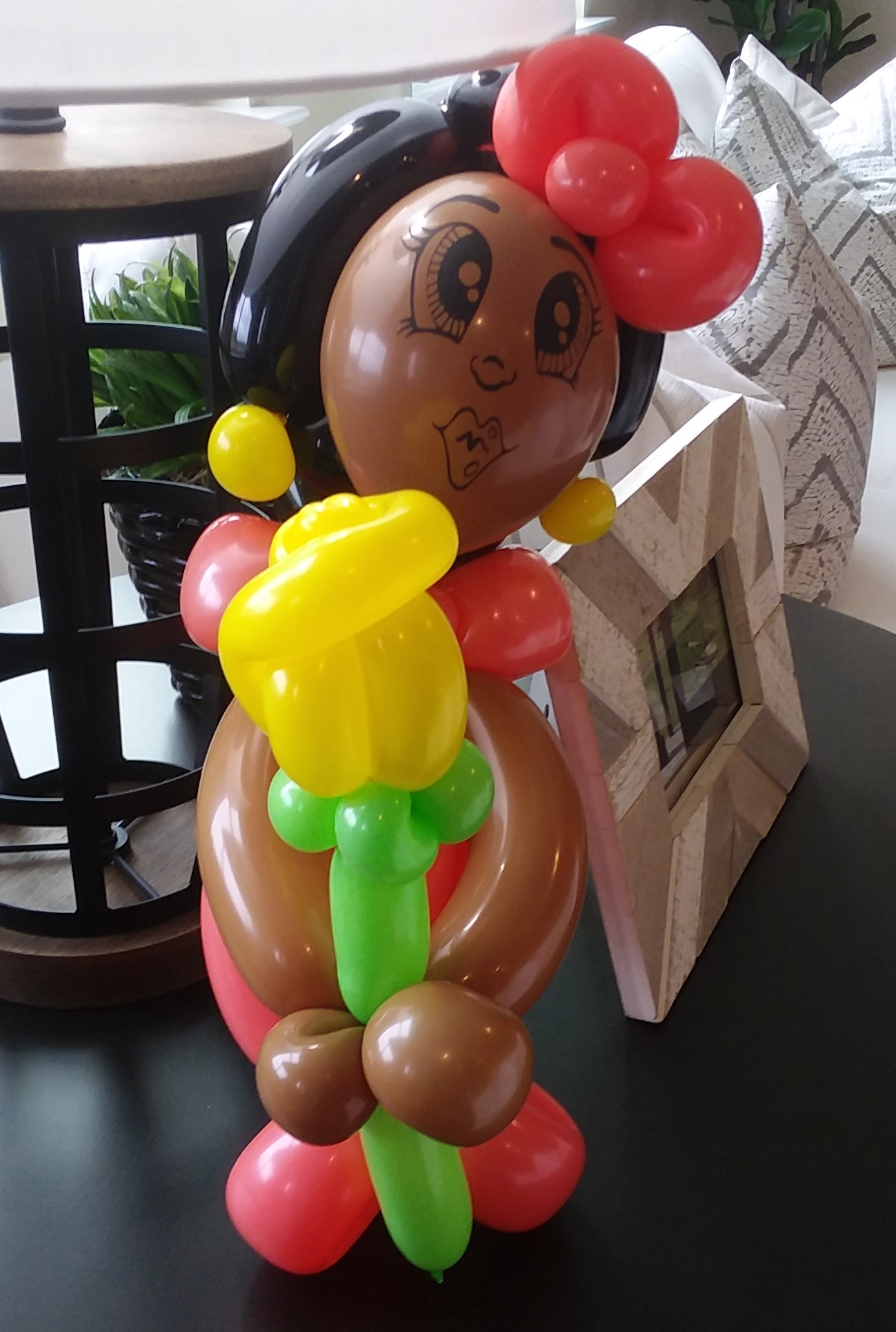 Detailed themed balloon art