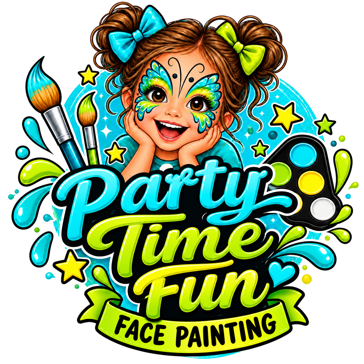 Party Time Fun Face Painting logo