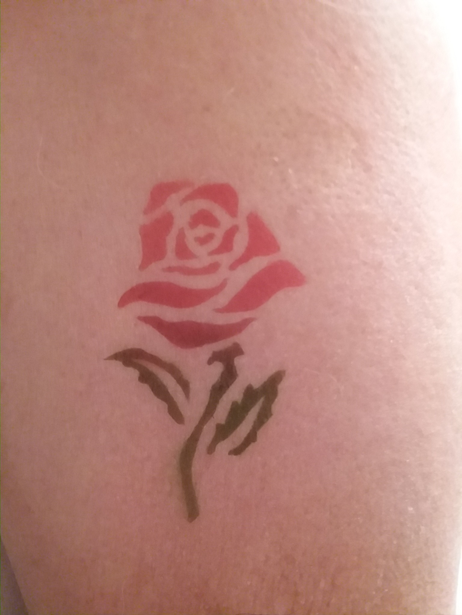 Airbrush tattoo design